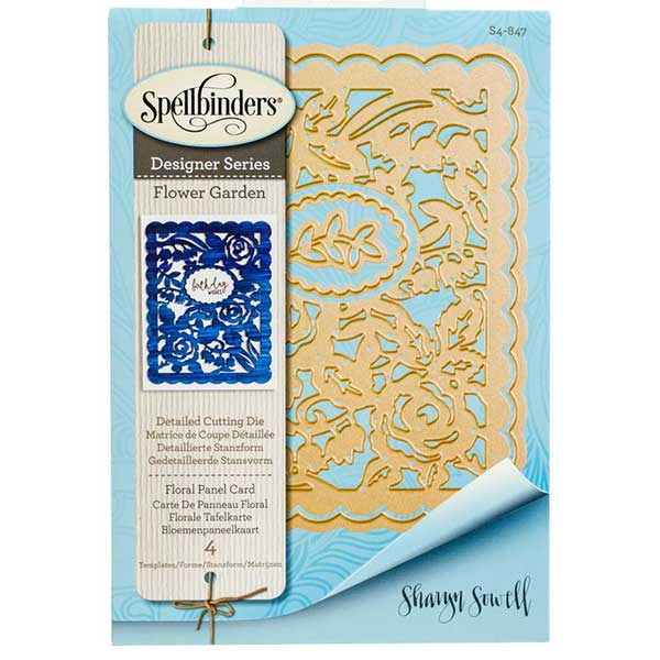 Spellbinders Floral Panel Card Die Set