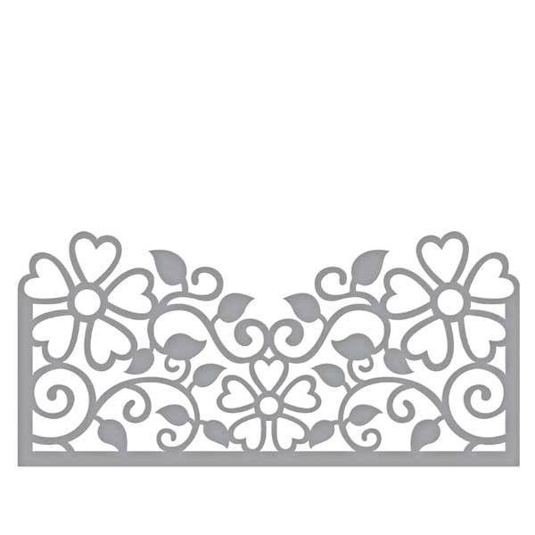 Spellbinders Side Floral Panel Die Set