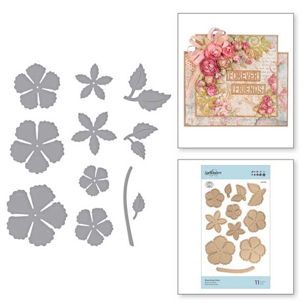 Spellbinders Blooming Rose Die Set