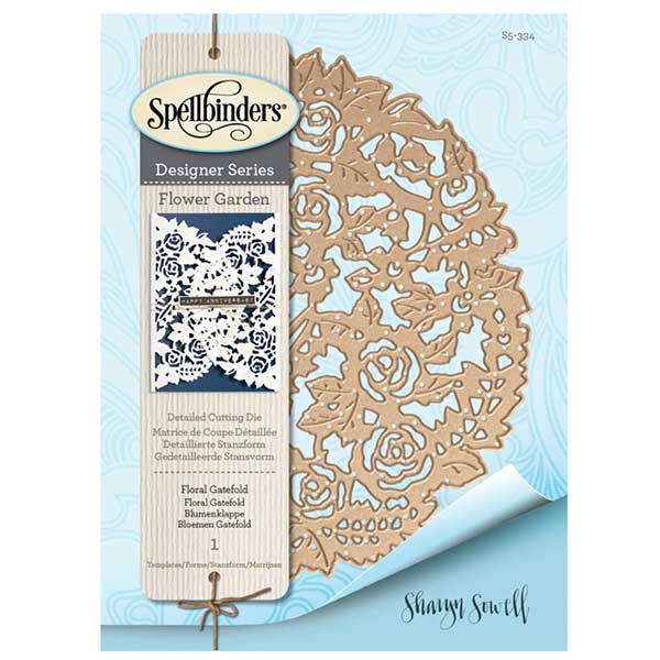 Spellbinders Shapeabilities Floral Gatefold Etched Dies