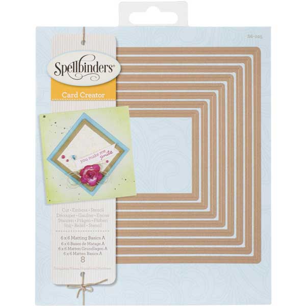 Spellbinders 6 X 6 Matting Basics A Die Set