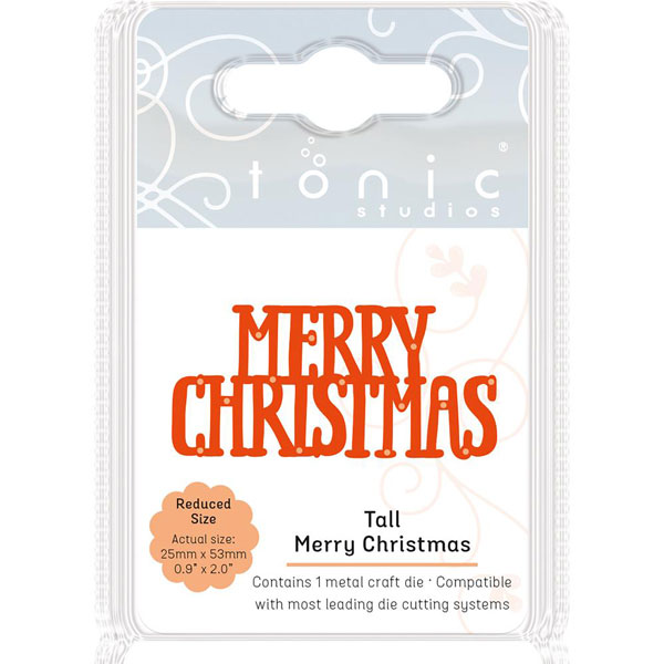 Tonic Studios Tall Merry Christmas Die