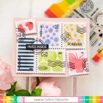 Waffle Flower Postage Collage Die