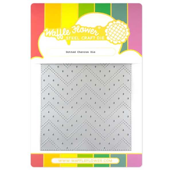 Waffle Flower Dotted Chevron Die