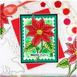 Waffle Flower Sketched Poinsettia Matching Die