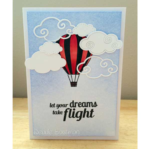 Whimsy Stamps Stitched Clouds Die Set