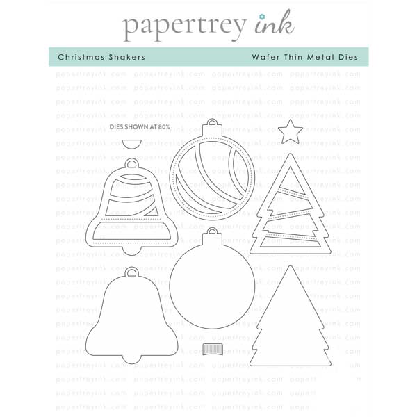 Papertrey Ink Christmas Shakers Dies