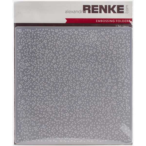 Alexandra Renke Dotted with Stars Embossing Folder