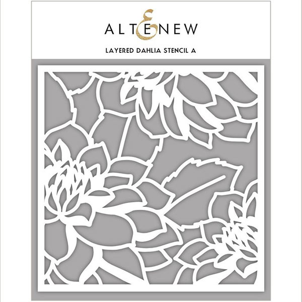 Altenew Layered Dahlia Stencil - A