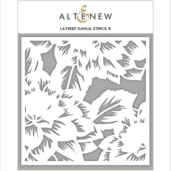 Altenew Layered Dahlia Stencil – B