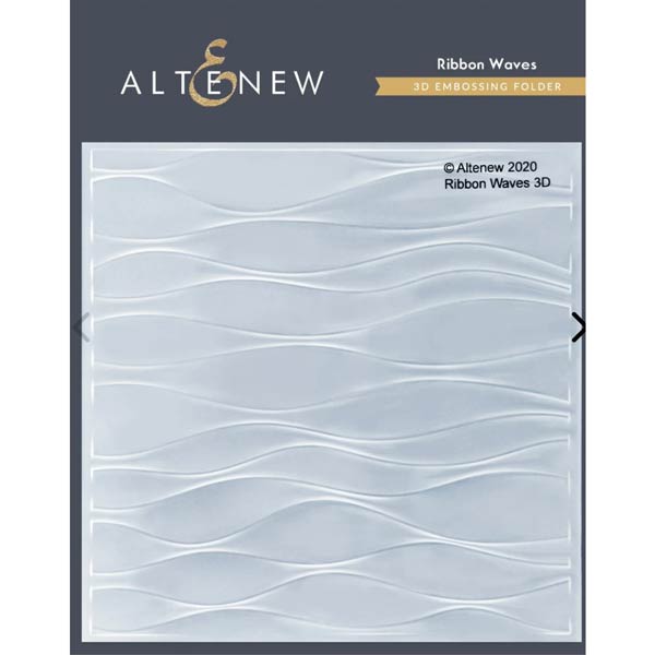 Altenew Ribbon Waves 3D Embossing Folder