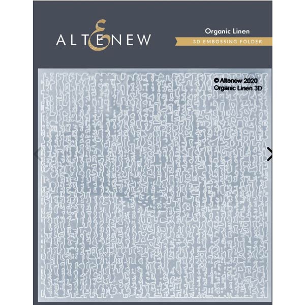 Altenew Organic Linen 3D Embossing Folder