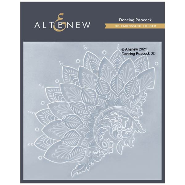 Altenew Dancing Peacock 3D Embossing Folder