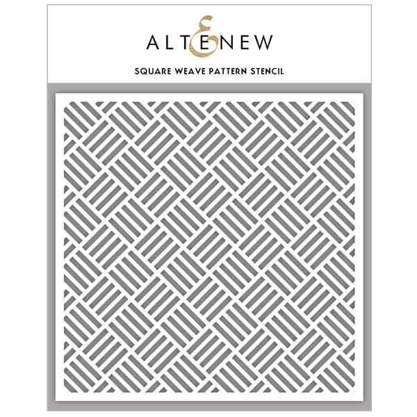 Altenew Square Weave Pattern Stencil