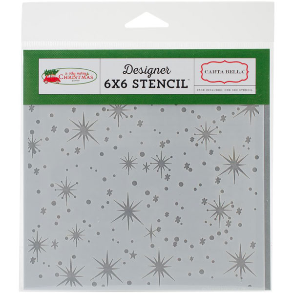 Carta Bella Christmas Sky Stencil