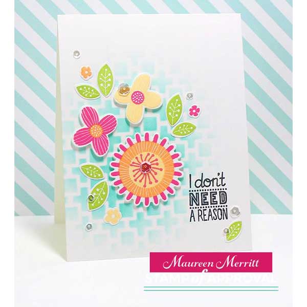 Catherine Pooler Designs Mod Squared Stencil