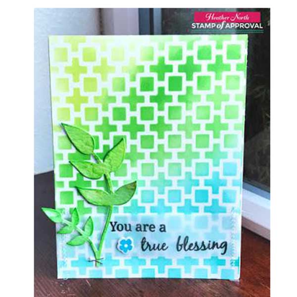 Catherine Pooler Designs Mod Squared Stencil