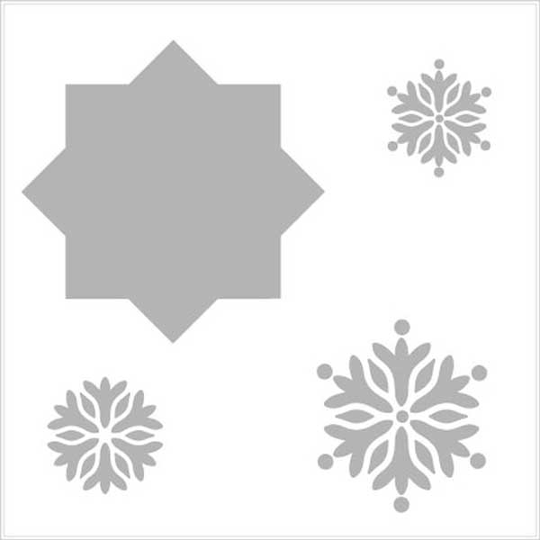 Gina K Designs Mini Wreath Builder Template Stencil