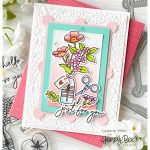 Honey Bee Stamps Spring Medley Embossing Folder