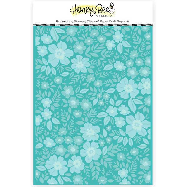 Honey Bee Stamps Spring Medley Embossing Folder