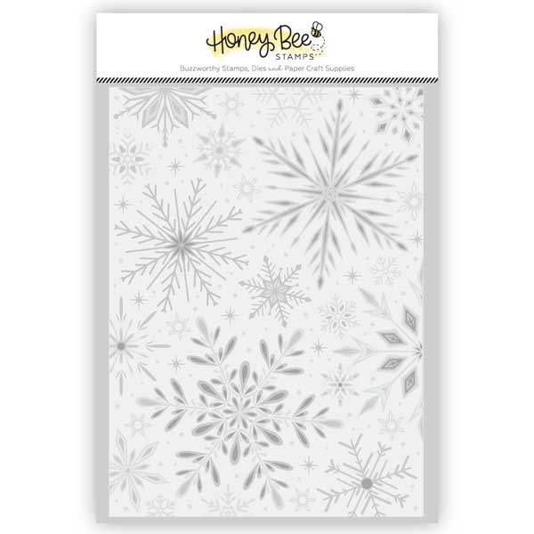 Honey Bee Stamps Snowflakes 3D Embossing Folder