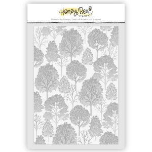 Honey Bee Stamps 3D Embossing Folder – Fall Forest