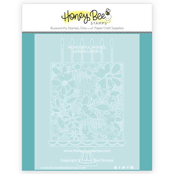 Honey Bee Stamps Wonderful Wishes Stencils