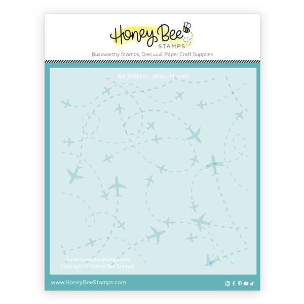 Honey Bee Stamps Air Traffic Background Stencils