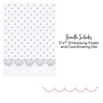 Honey Bee Stamps Eyelet Lace – 3D Embossing Folder and Coordinating Die Set