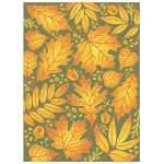 Honey Bee Stamps Fall Leaves 3D Embossing Folder