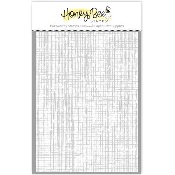 Honey Bee Stamps Burlap 3D Embossing Folder