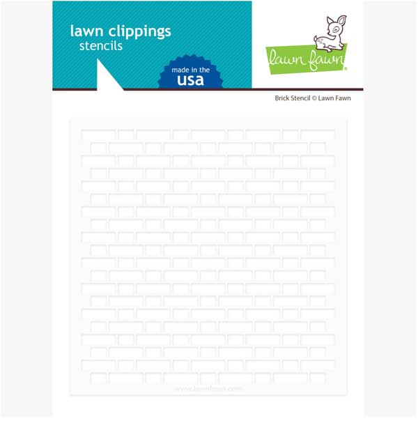 Lawn Fawn Brick Stencil