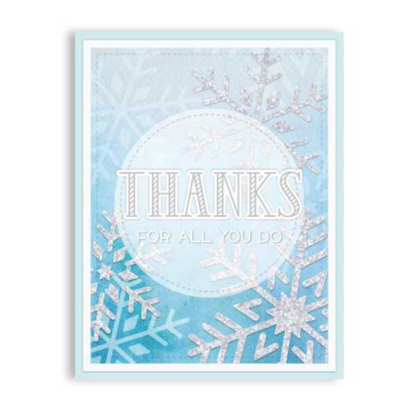 Lawn Fawn Snowflake Trio Stencil