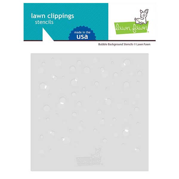 Lawn Fawn Bubble Background Stencils