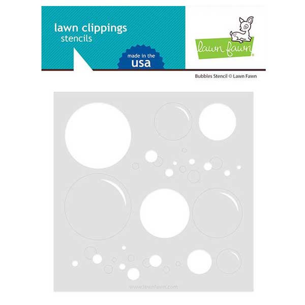 Lawn Fawn Bubbles Stencil