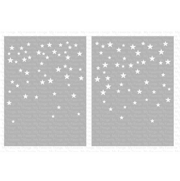 My Favorite Things Card-Sized Star Confetti Stencil Set