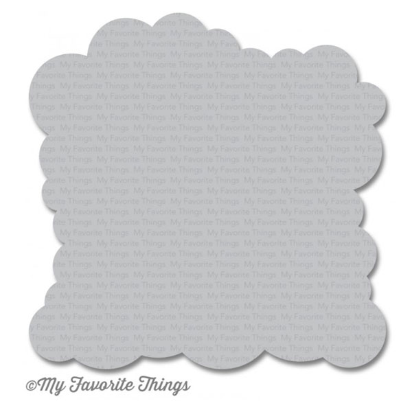 My Favorite Things Cloud Stencil