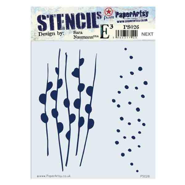 Paper Artsy Stencil by Sara Naumann - PS026