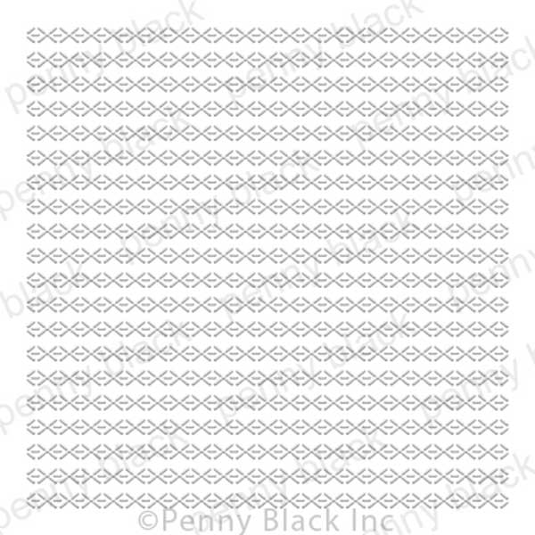 Penny Black Allover Stitches Embossing Folder