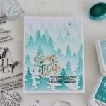 Pinkfresh Studio Wintry Forest Layering Stencils