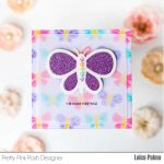 Pretty Pink Posh Layered Butterflies Stencils (3 Pack)