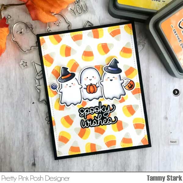 Pretty Pink Posh Layered Candy Corn Stencils