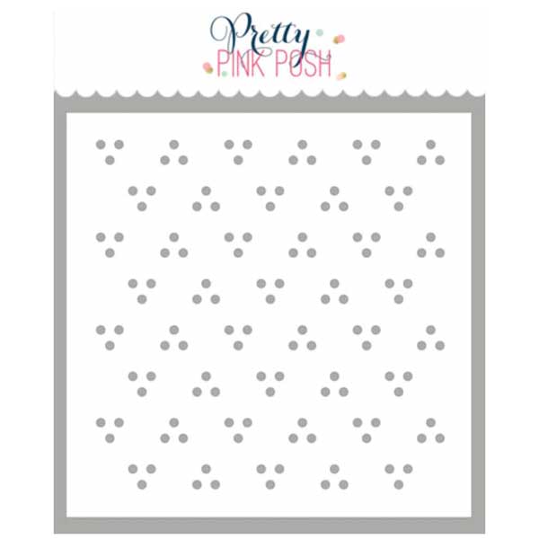 Pretty Pink Posh Dotted Swiss Stencil