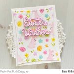 Pretty Pink Posh Easter Floral Stencil