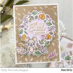 Pretty Pink Posh Falling Branches Stencil