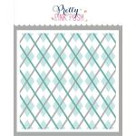 Pretty Pink Posh Layered Argyle Stencils