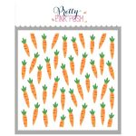 Pretty Pink Posh Layered Carrots Stencil