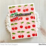 Pretty Pink Posh Layered Cherries Stencils