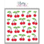 Pretty Pink Posh Layered Cherries Stencils