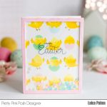 Pretty Pink Posh Layered Chicks Stencil